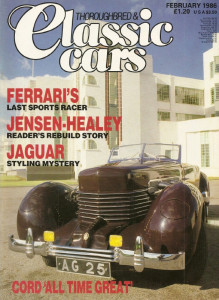 THOROUGHBRED & CLASSIC CARS 1986 FEB - JENSEN-HEALEY